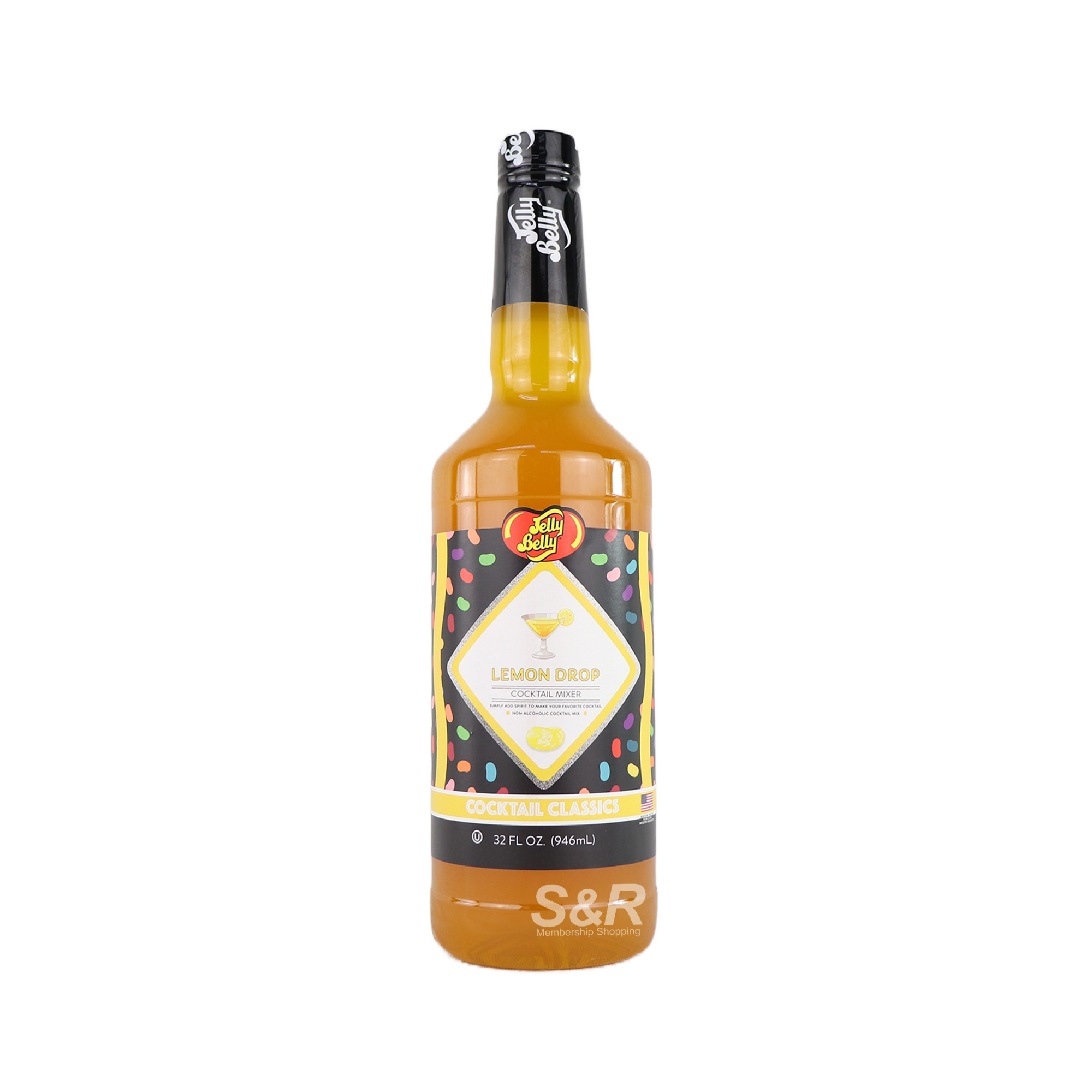 Jelly Belly Lemon Drop Non-Alcoholic Cocktail Mixer 946mL Jelly Belly Lemon Drop Non-Alcoholic Cocktail Mixer 946mL